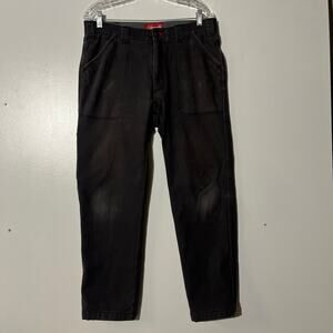 Coleman Gray Distressed Insulated Carpenter Work Pants Men’s Size 32x30